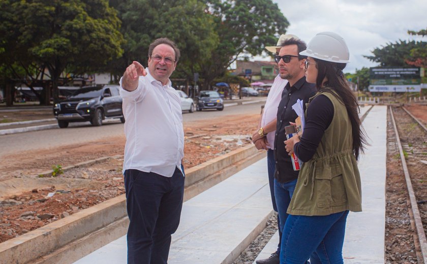 Obras da Ciclovia chegam aos bairros Cacimbas e Primavera, em Arapiraca﻿