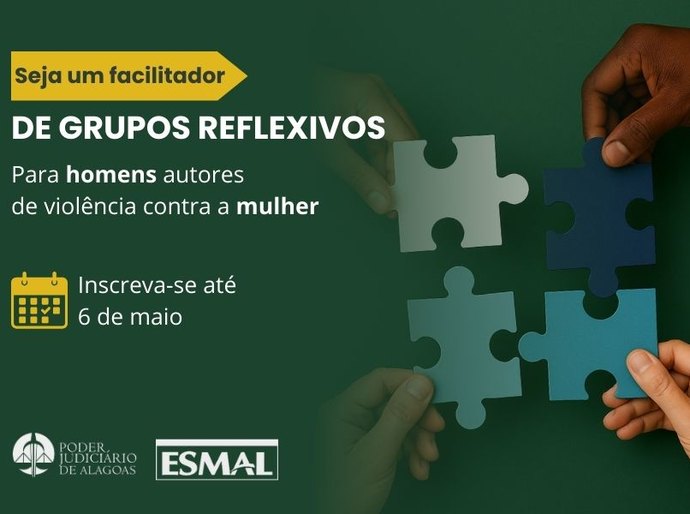 Esmal oferece formação de facilitadores de grupos reflexivos para homens autores de violência doméstica