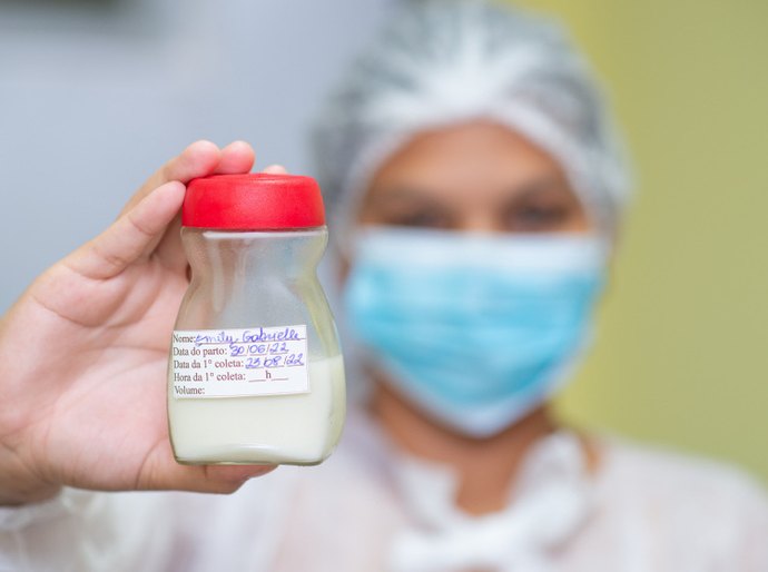 Saúde coleta mais de 500 litros de leite humano para bebês prematutos