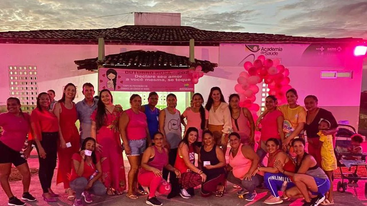 Outubro Rosa: Branquinha realiza ações nas unidades de saúde