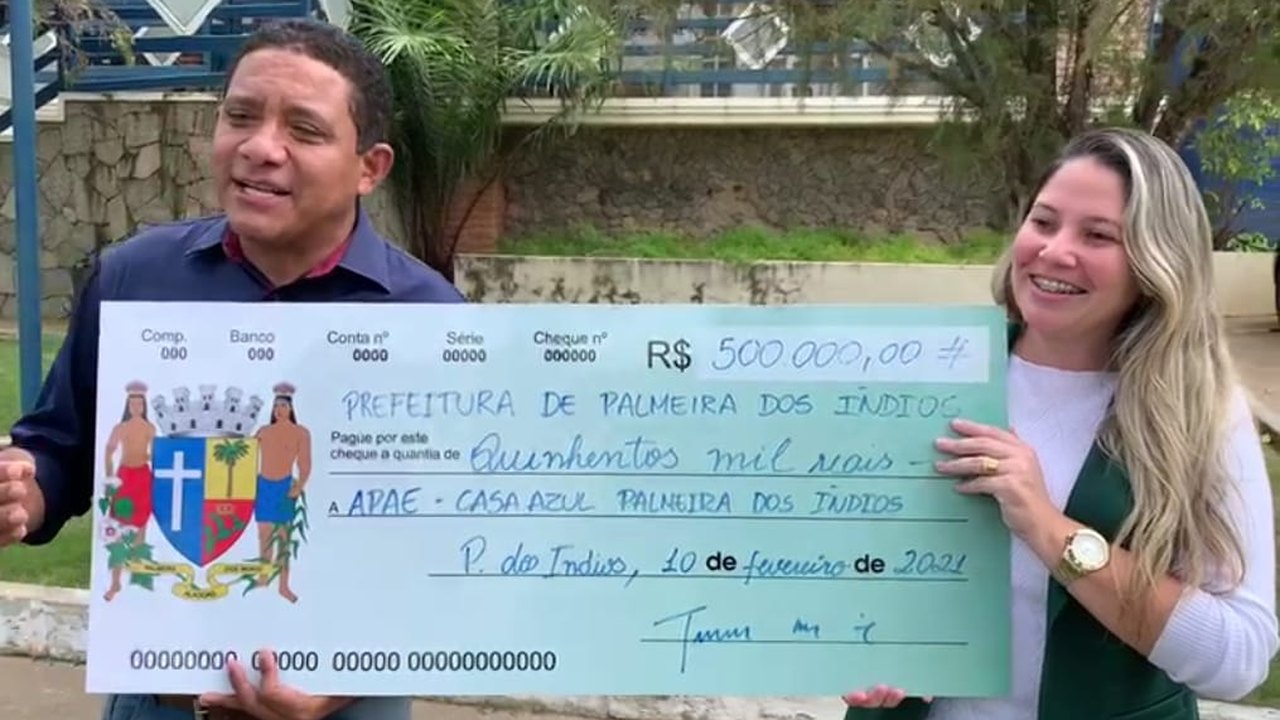 Severino Pessoa envia emenda meio milhão para a Casa Azul/APAE de Palmeira dos Índios