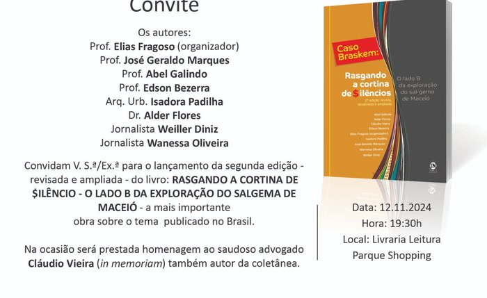 Coletânea assinada por especialistas aborda as consequências nefastas da exploração de sal-gema