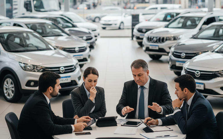 Vendas de veículos novos crescem 2,1% em 2025, aponta Fenabrave