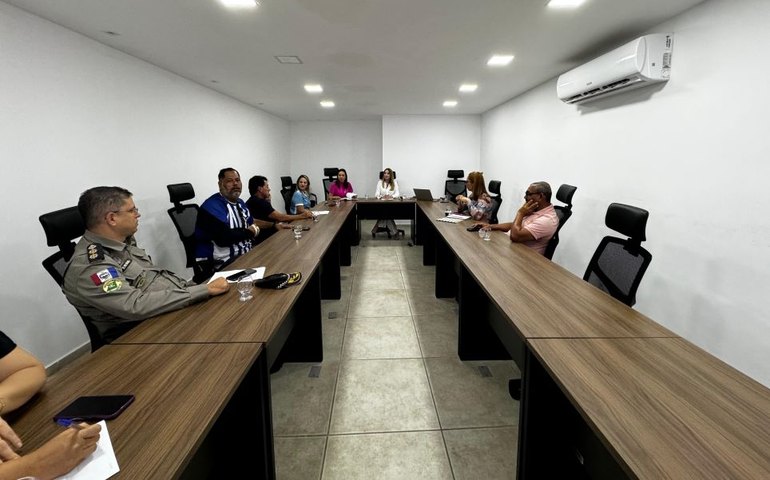 MPAL define com PMAL, SELAJ e clubes de Maceió ação “Torcedor Mirim – Jogando pela Paz”