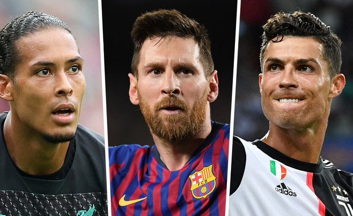Messi, CR7 e Van Dijk são finalistas do prêmio de melhor jogador da Europa