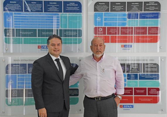 Lyra recebe Renan Filho e defende unidade para garantir recuperação econômica de AL