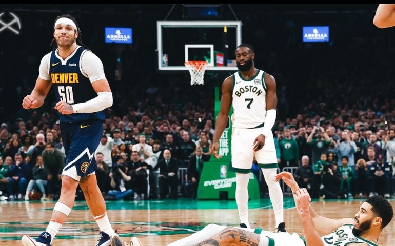 Nuggets quebram invencibilidade dos Celtics em casa em rodada eletrizante da NBA