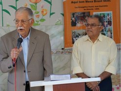 Feliciano Amaral no Lar de Idosos