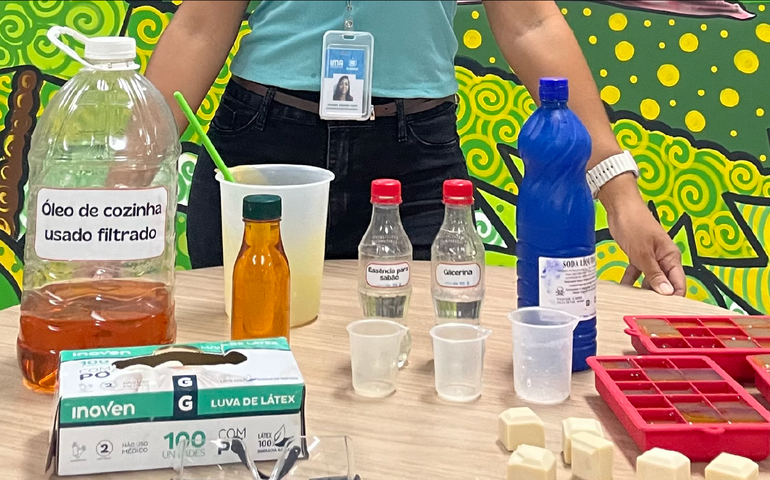 Projeto Sabão Ecológico do IMA une preservação e reaproveitamento de resíduos