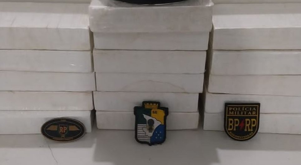 Mais de vinte quilos de cocaína são apreendidos na Grande Aracaju