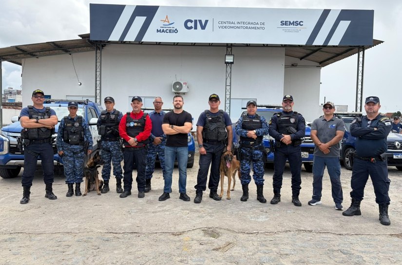 Segurança Cidadã recebe visita de canil da Guarda do Cabo de Santo Agostinho (PE)