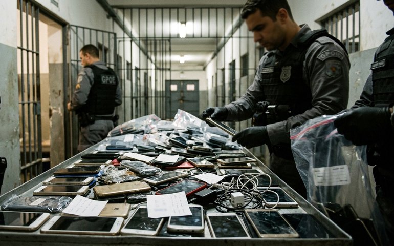 Operação Mute apreende mais de 530 celulares em presídios estaduais