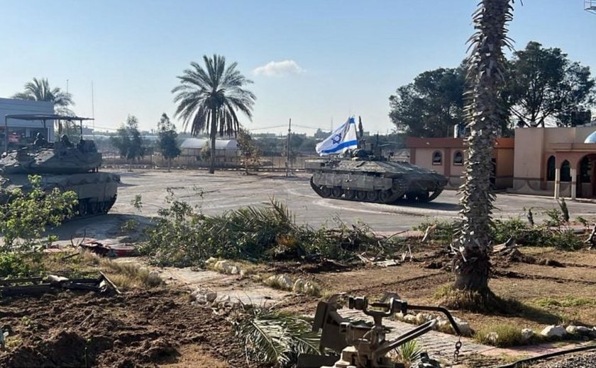 Tanques de Israel entram no centro de Rafah pela primeira vez