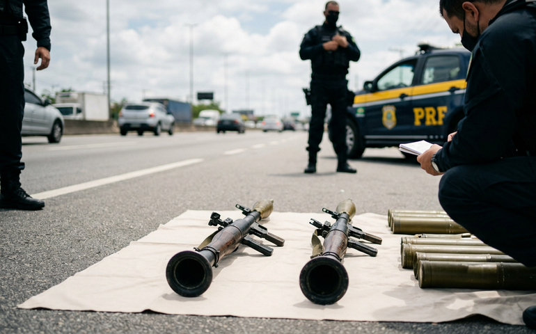 Polícia Civil do Rio apreende lançadores de granada proibidos na Dutra