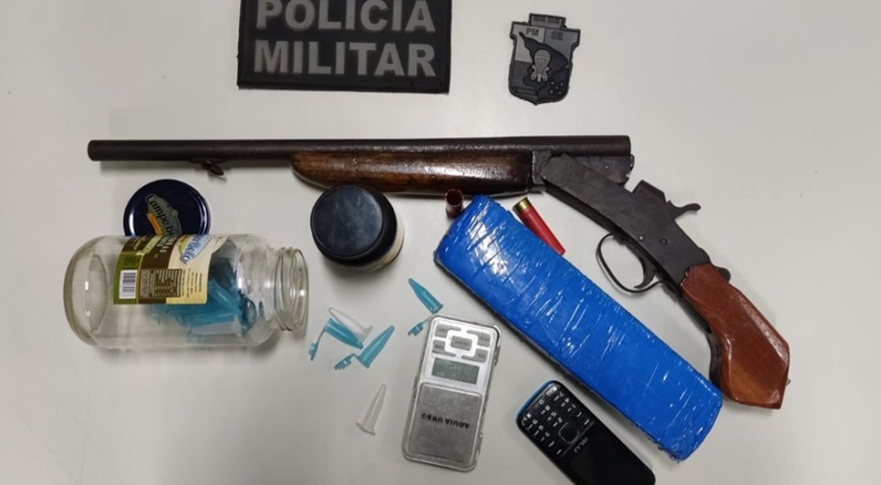 Suspeito de tráfico de drogas morre após confronto policial em Itabaiana / Foto: Foto: Polícia Militar/SE