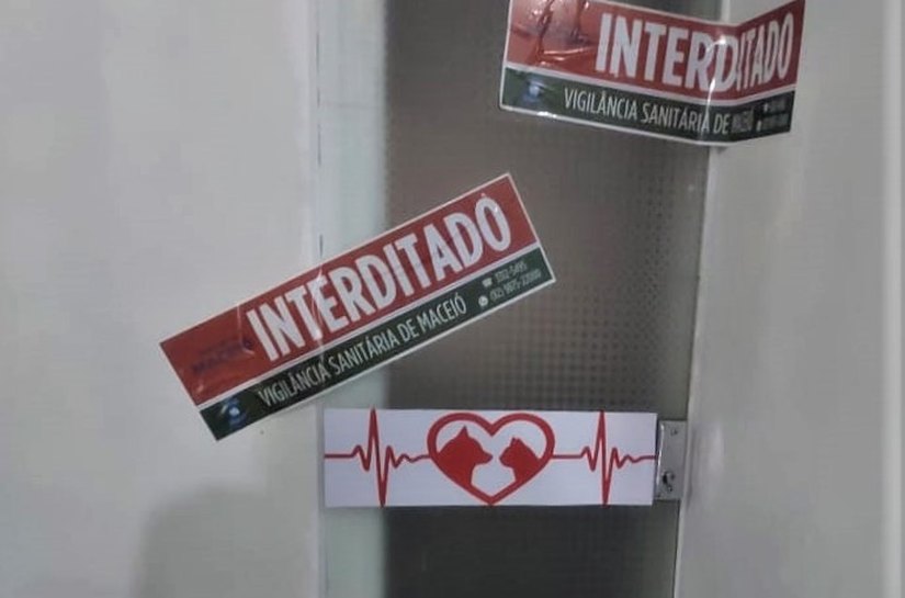 Vigilância Sanitária de Maceió interdita clínica veterinária no Jacintinho