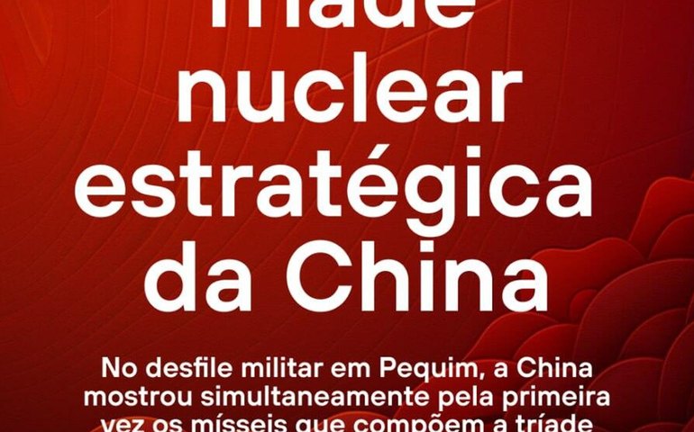 Conheça a tríade nuclear da China: mísseis terrestres, marítimos e aéreos