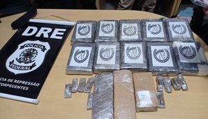 Mais de 10 kg de cocaína e skank são apreendidos dentro de ônibus interestadual em Sergipe