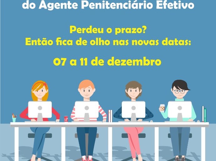 Prazo para atualização cadastral dos agentes penitenciários é prorrogado