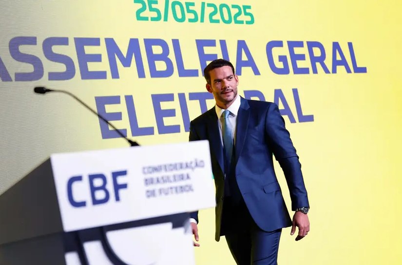 Candidato único, Samir Xaud é eleito presidente da CBF