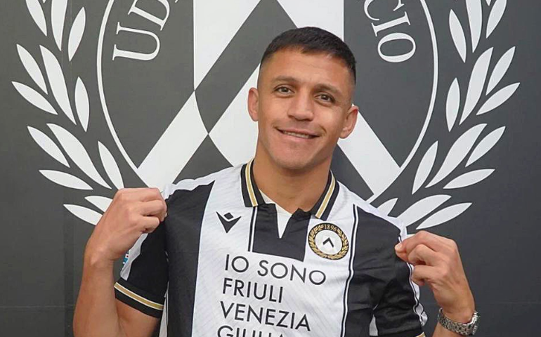 Chileno Alexis Sánchez deixa a Inter de Milão e retorna à Udinese após 13 anos