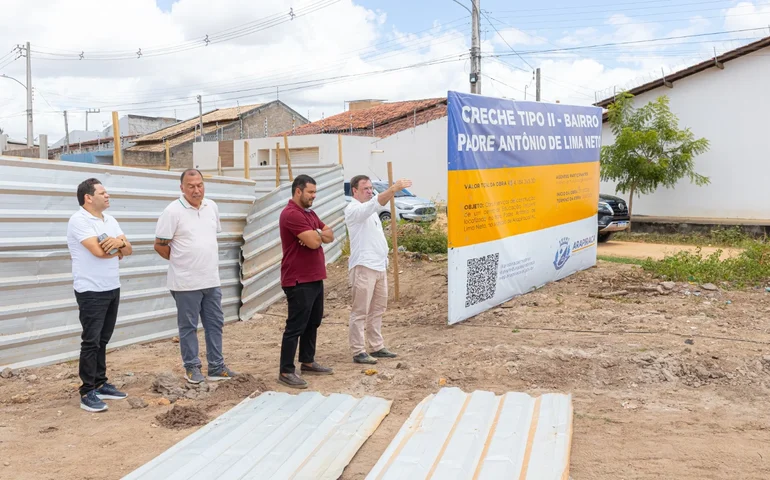 Gestão de Luciano Barbosa inicia construção de mais uma creche em Arapiraca