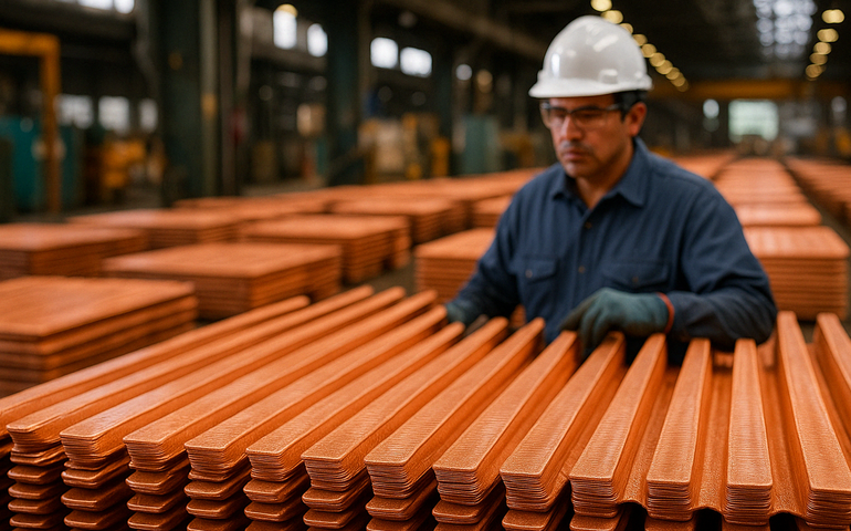 Antofagasta tem alta na produção de cobre, mas frustra expectativas