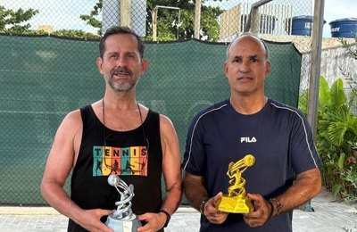 Categoria 50+ se destaca no Circuito Alagoano de Tênis em Barra de São Miguel