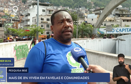 Mais de 8% vivem em favelas e comunidades