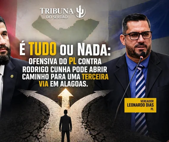 É tudo ou nada: ofensiva do PL contra Rodrigo Cunha pode abrir caminho para uma terceira via em Alagoas