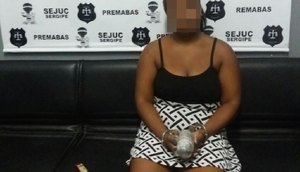 mulher presa tenta entrar com droga presidio