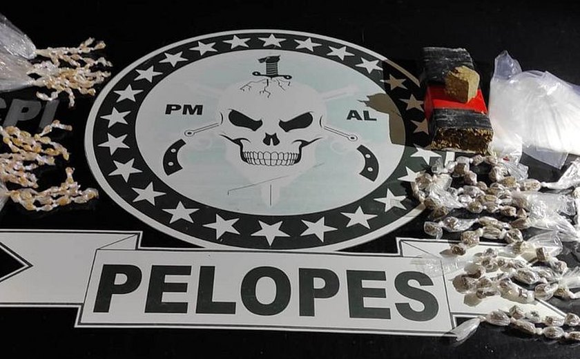 Armas e drogas são apreendidas em ação de combate ao tráfico no interior de Alagoas