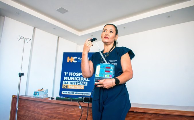 Hospital da Cidade reforça segurança do paciente com treinamento sobre uso de bombas de infusão