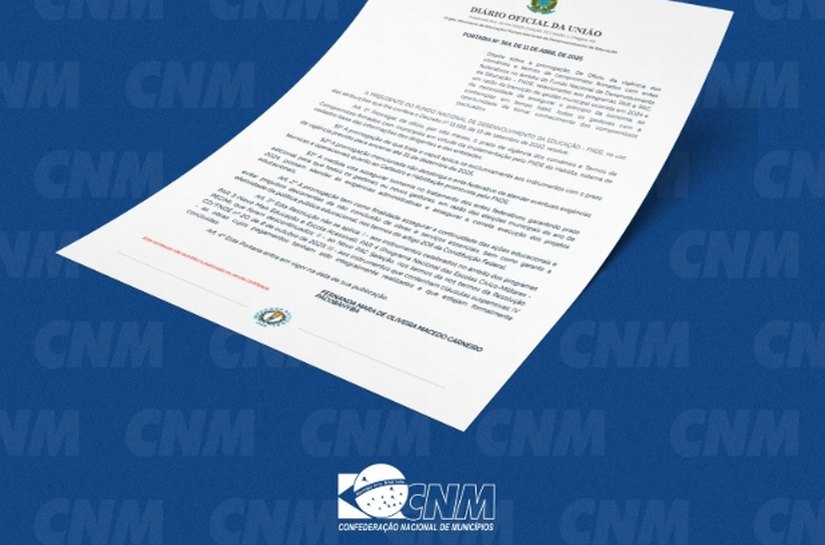 Portaria prorroga vigência dos convênios e termos de compromisso firmados no âmbito do FNDE