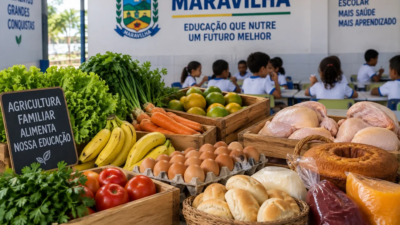 Maravilha firma contrato para merenda após resultado de R$ 1,2 milhão, mas extrato omite valor