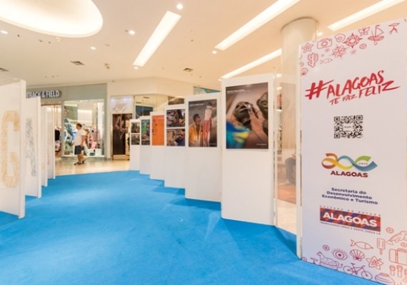 Campanha Alagoas Te Faz Feliz expõe fotografias para apresentar atrativos do Estado