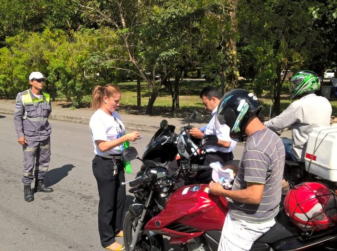 Atividade educativa marca ações do Dia do Motociclista