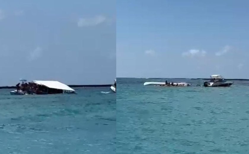 Uma pessoa morre em naufrágio de catamarã em Maragogi