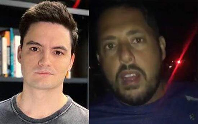 Homem que ameaçou Felipe Neto participou de ataque de fogos contra o STF