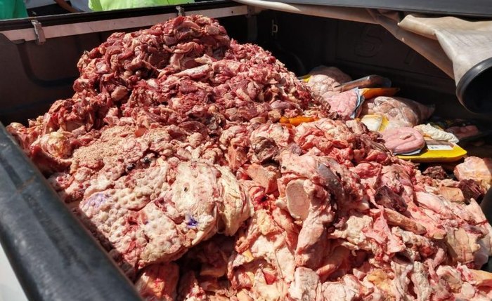 Carnes apreendidas traziam risco à saúde da população