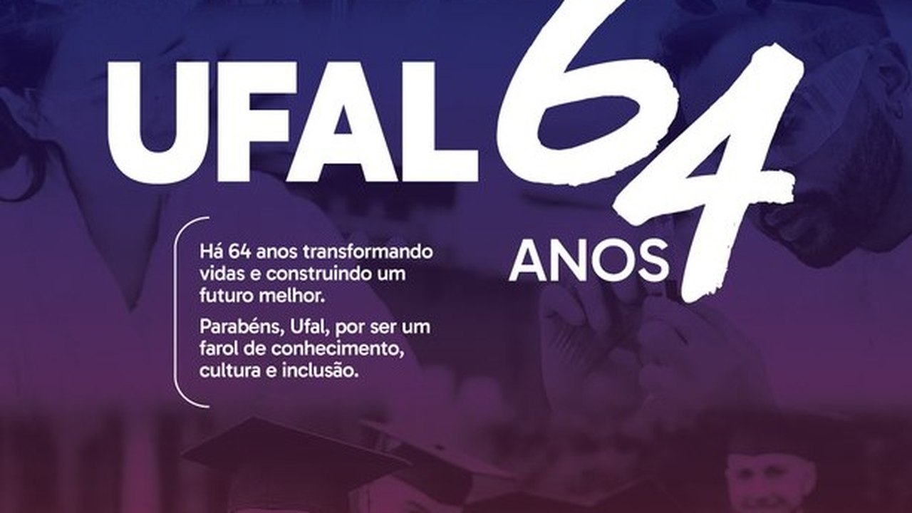 Ufal completa 64 anos e fará ciclo de homenagens e acolhimento