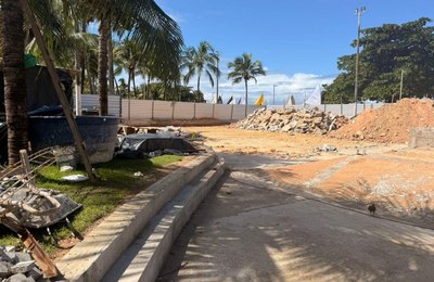 Infraestrutura segue com obras de requalificação no Skatepark da Pajuçara