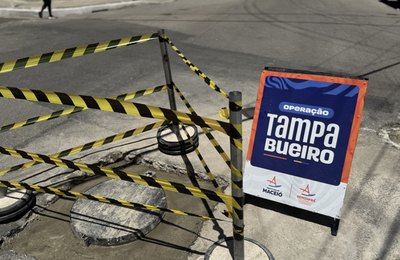 Rua Barão de Jaraguá recebe serviços da Operação Tampa Bueiro neste sábado
