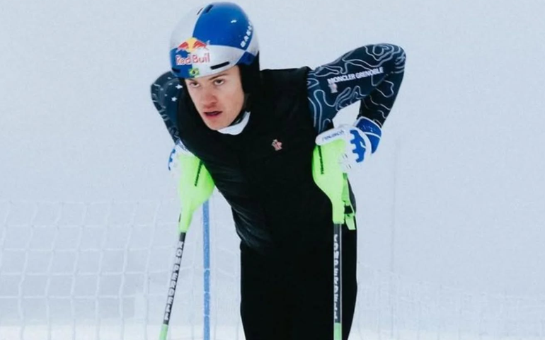 Lucas Pinheiro Braathen conquista resultado histórico para o Brasil no Mundial de esqui alpino