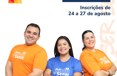 Com vagas em Maceió e Arapiraca, Senac Alagoas abre processo seletivo para novos colaboradores