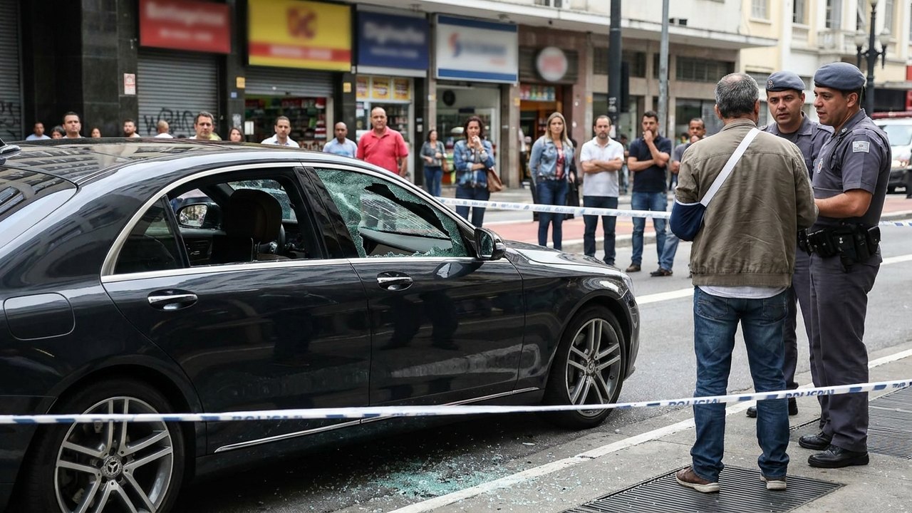 Ex-dirigente do São Paulo fratura 5 costelas após ser alvo da gangue do 'quebra-vidros'