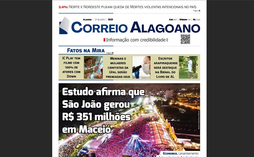 Estudo afirma que São João gerou R$ 351 milhões em Maceió