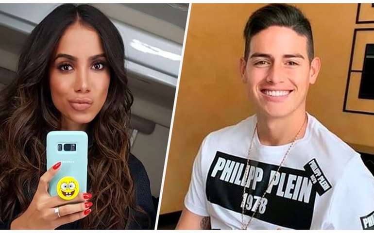Após rumores de possível affair, Anitta tem reação inusitada em anúncio de James Rodríguez no São Paulo