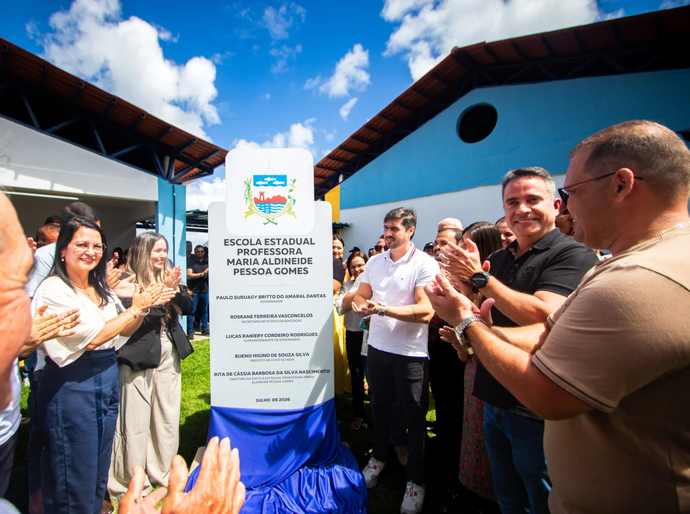 Governo de Alagoas entrega 33ª Escola do Coração em Coité do Nóia