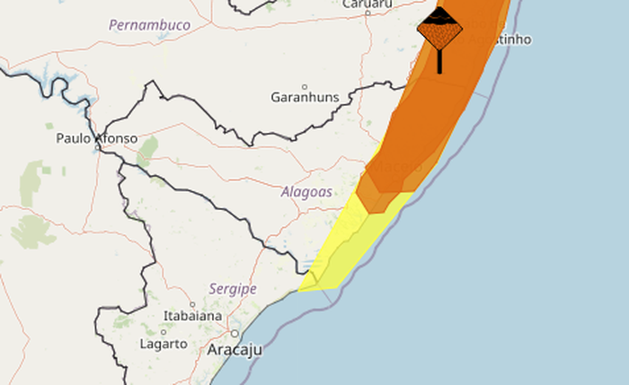 Instituto Nacional de Meteorologia (Inmet) confirmou dois alertas de chuva Instituto Nacional de Meteorologia (Inmet) confirmou dois alertas de chuva